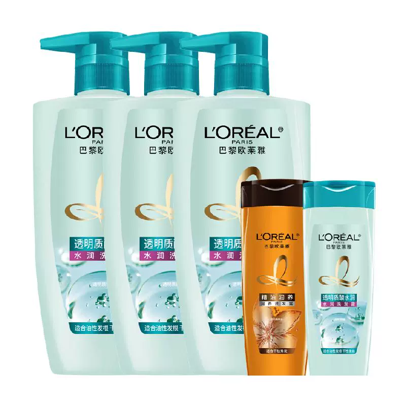 L'OREAL PARIS 透明质酸水润洗发露1500ml赠洗护200ml ￥65.45