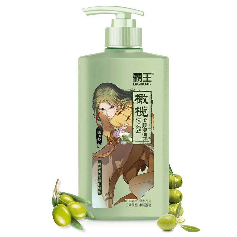 BAWANG 霸王 小药精Q萌系列 橄榄柔顺保湿洗发液 600ml 12.37元（需买3件，需用