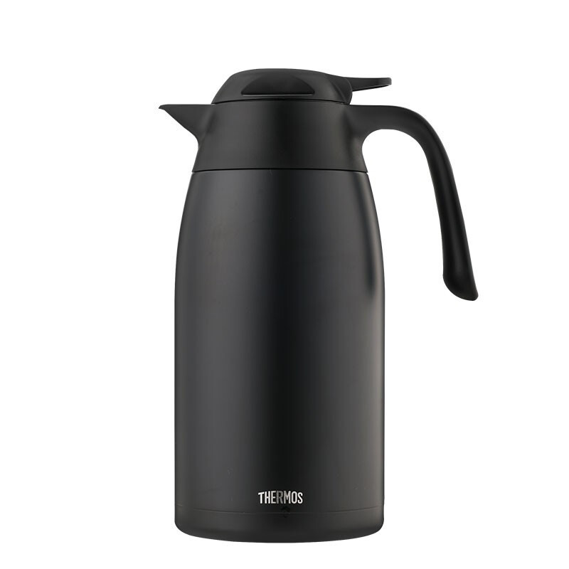 THERMOS 膳魔师 保温壶2000ML高真空不锈钢商务家用大容量热水壶THX-2000 BK 196元