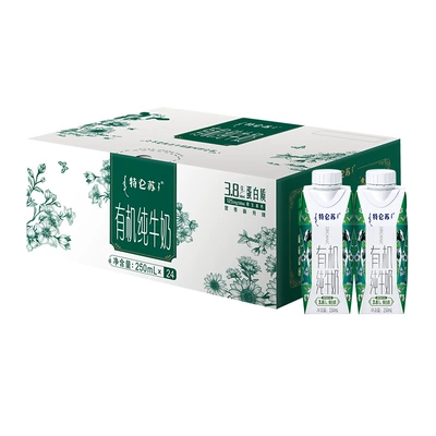 88會員、天降禮金：特侖蘇 夢幻蓋有機純牛奶 250ml×24包 77.83元
