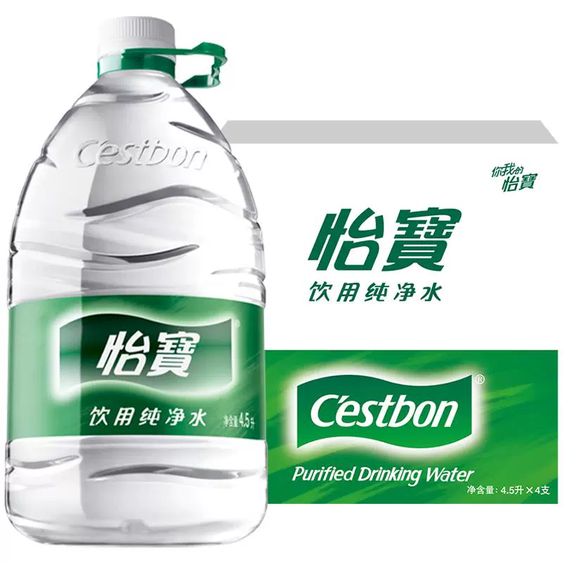 C'estbon 怡宝 饮用纯净水4.5L*4桶 ￥24.2