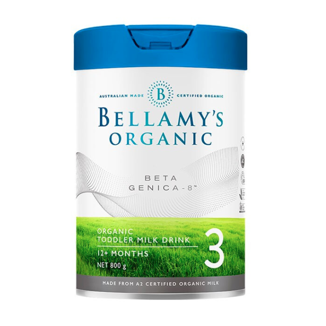 BELLAMY'S 贝拉米 A2系列 白金版 有机幼儿奶粉 澳版 3段 800g 259元（需用券）