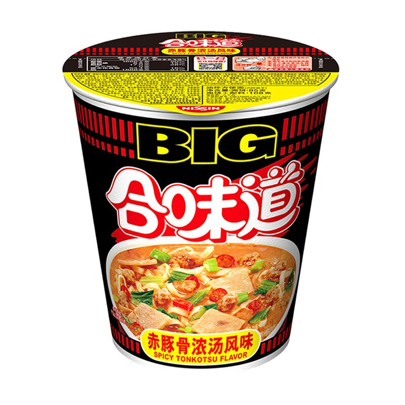 CUP NOODLES 合味道 BIG 方便面 赤豚骨浓汤风味 113g 4.45元（需用券）