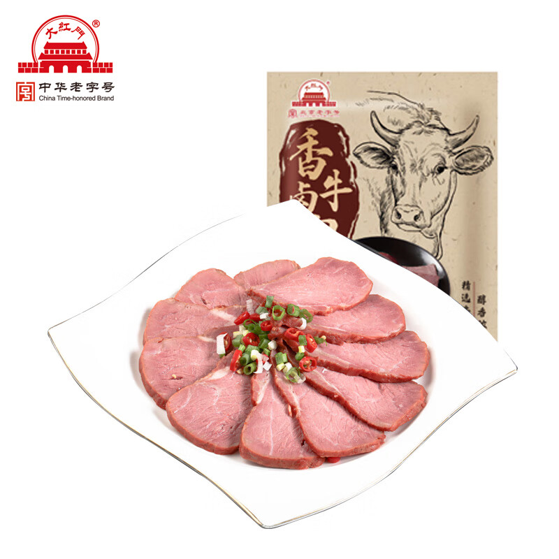 大红门 香卤牛肉 140g*1（买一送一） 11.85元（需买2件，需用券）