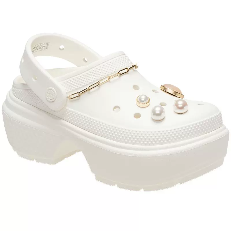 crocs 卡骆驰 水晶雪屋洞洞鞋厚底沙滩鞋|210271 ￥429.61