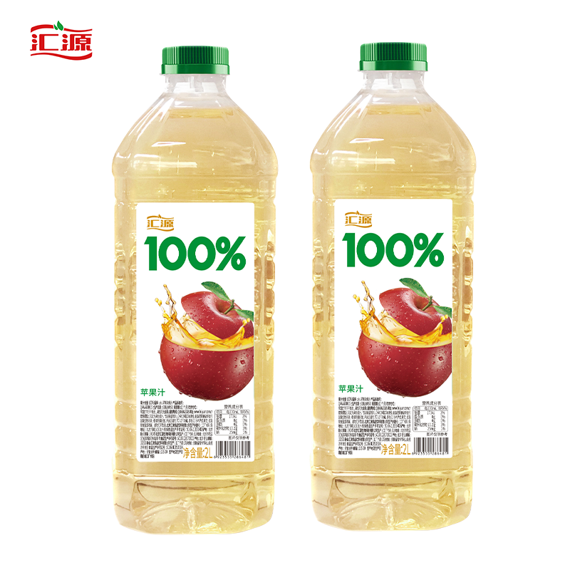 汇源 100%果汁 大桶瓶 苹果汁+苹果汁 2L*2桶 26.8元（需用券）