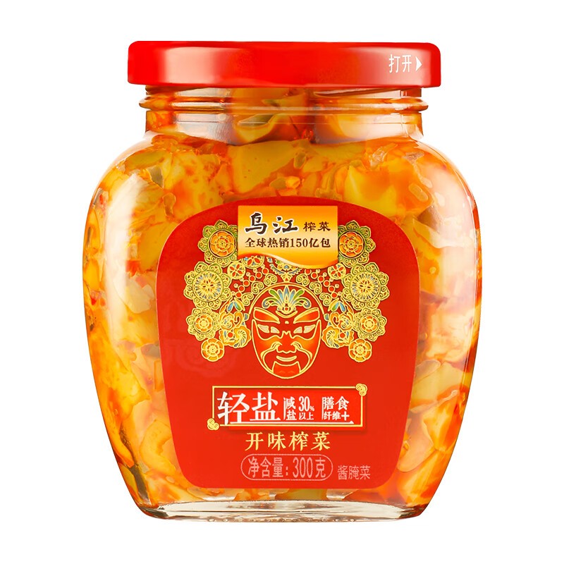 Shuanghui 双汇 乌江 涪陵开味榨菜(瓶)300g 8.9元（需买3件，共26.7元）