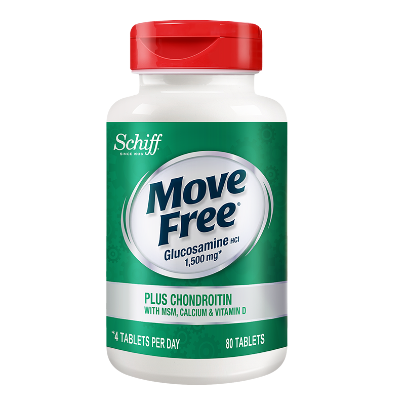 Move Free 益节 高钙氨糖软骨素钙片 80粒 85.1元（需领券）