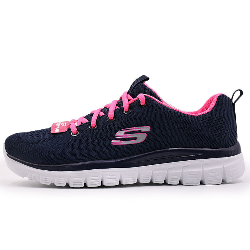 SKECHERS 斯凯奇 Graceful 女子跑鞋 12615/NVHP 藏蓝/粉色 37.5 203.55元（需用券）