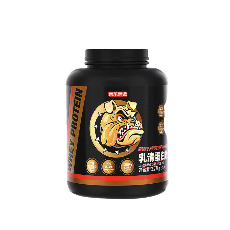 京东京造 乳清蛋白粉 巧克力味 2.27kg 261.55元（需用券）