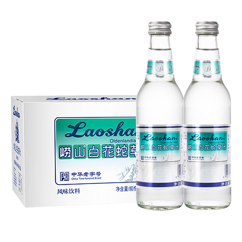 PLUS会员、概率券：laoshan崂山 白花蛇草水330ml*12瓶 整箱装 49.64元包邮（双重