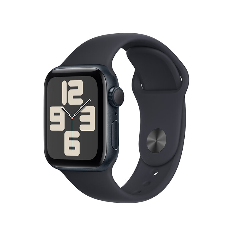 Apple 苹果 Watch SE 2023款 智能手表 GPS版 44mm 午夜色 橡胶表带 M/L 2099元（需用