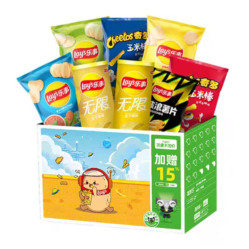 88VIP：Lay's 乐事 薯片礼盒 混合口味 698g 20.77元（需用券）