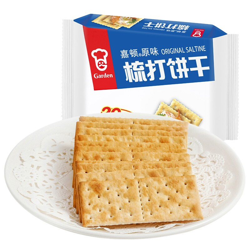 Garden 嘉顿 梳打饼干 原味 420g 7.41元（需用券）