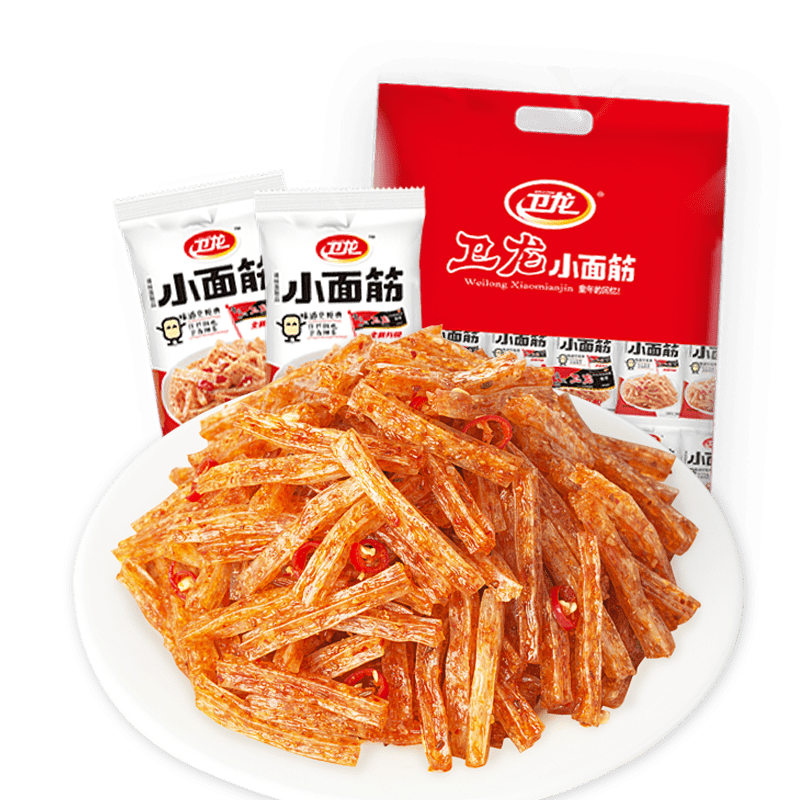 WeiLong 卫龙 小面筋辣条 香辣味 280g 4.4元