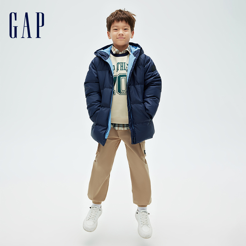 Gap 盖璞 儿童保暖发热连帽夹克羽绒服 263元（双重优惠）