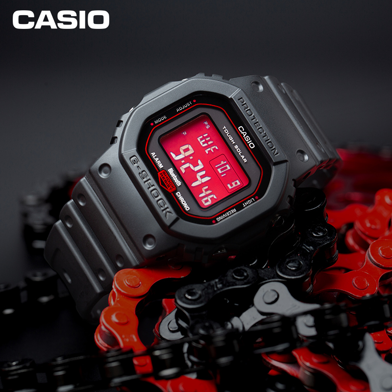 PLUS会员：CASIO 卡西欧 G-SHOCK经典系列 42.8毫米太阳能电波腕表 GW-B5600AR-1 890元