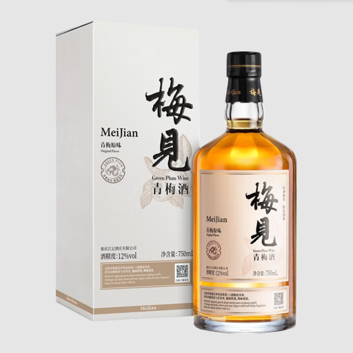 MeiJian 梅见 青梅酒微醺果酒 青梅原味 750mL 1瓶 55.94元（需买2件，需用券）