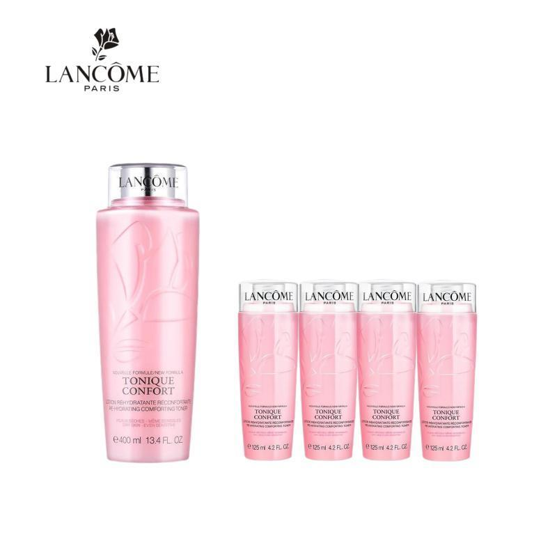 LANCOME 兰蔻 舒缓版粉水 锁水爽肤护肤湿敷水400ml+125ml*4 288.96元