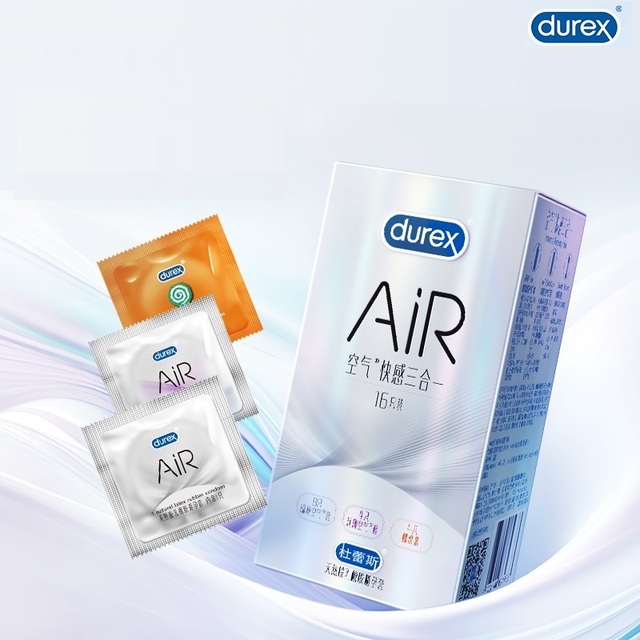 durex 杜蕾斯 Air安全套 共16只（AiR隐薄8只+AiR润薄4只+螺纹装4只） 69.9元包邮