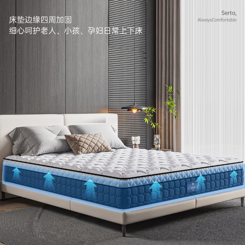 88VIP：Serta 舒达 杜克Pro 乳胶床垫 150*200cm 3869.05元