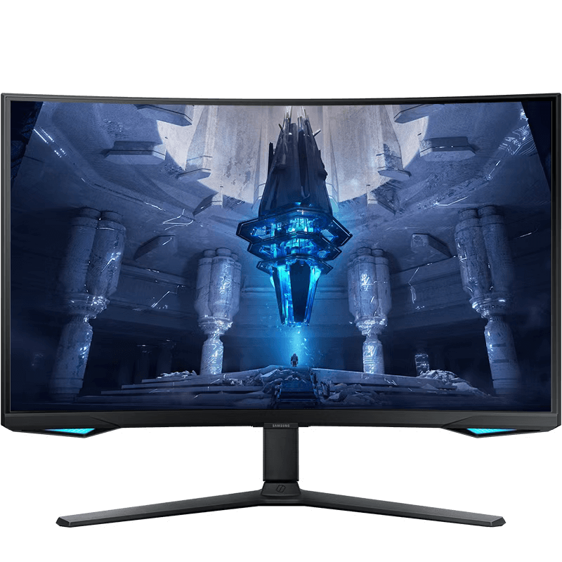 PLUS会员：SAMSUNG 三星 S32BG754NC 32英寸 曲面 FreeSync 显示器（3840×2160、165Hz、DCI