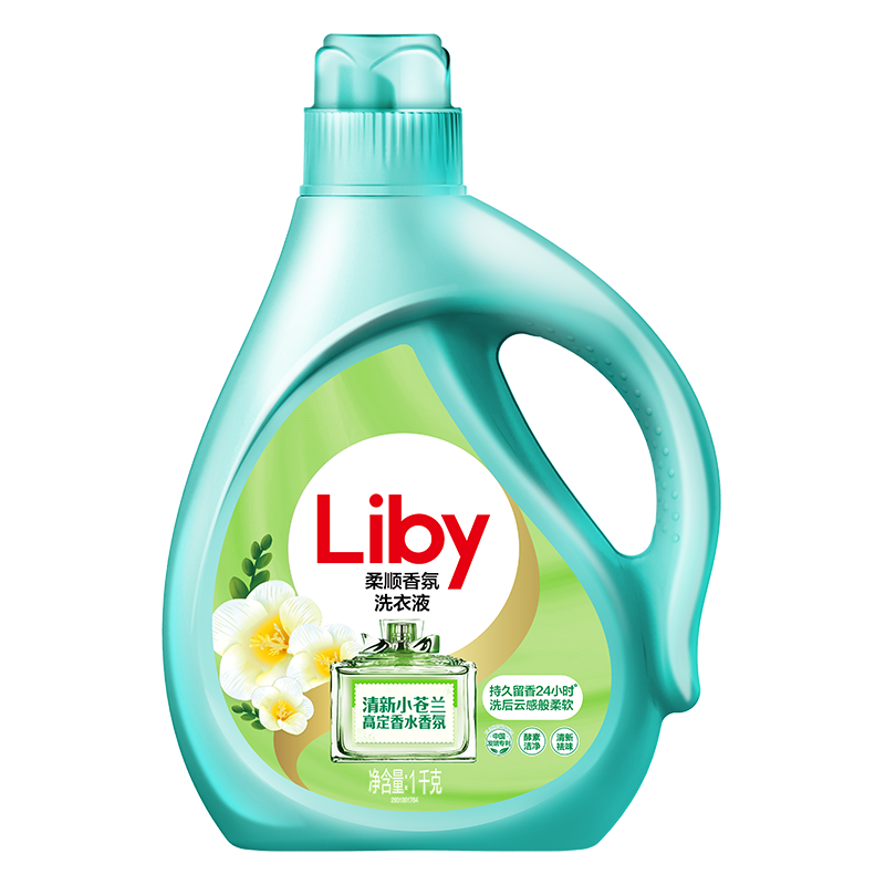 PLUS会员：Liby 立白 柔顺香氛洗衣液 1kg 清新小苍兰 10.66元（需领券）