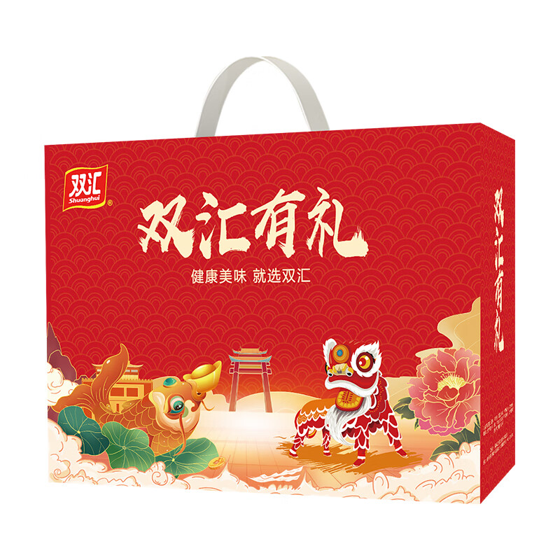 Shuanghui 双汇 火腿肠礼盒 1612g 6种产品组合礼盒装 39.5元（需用券）