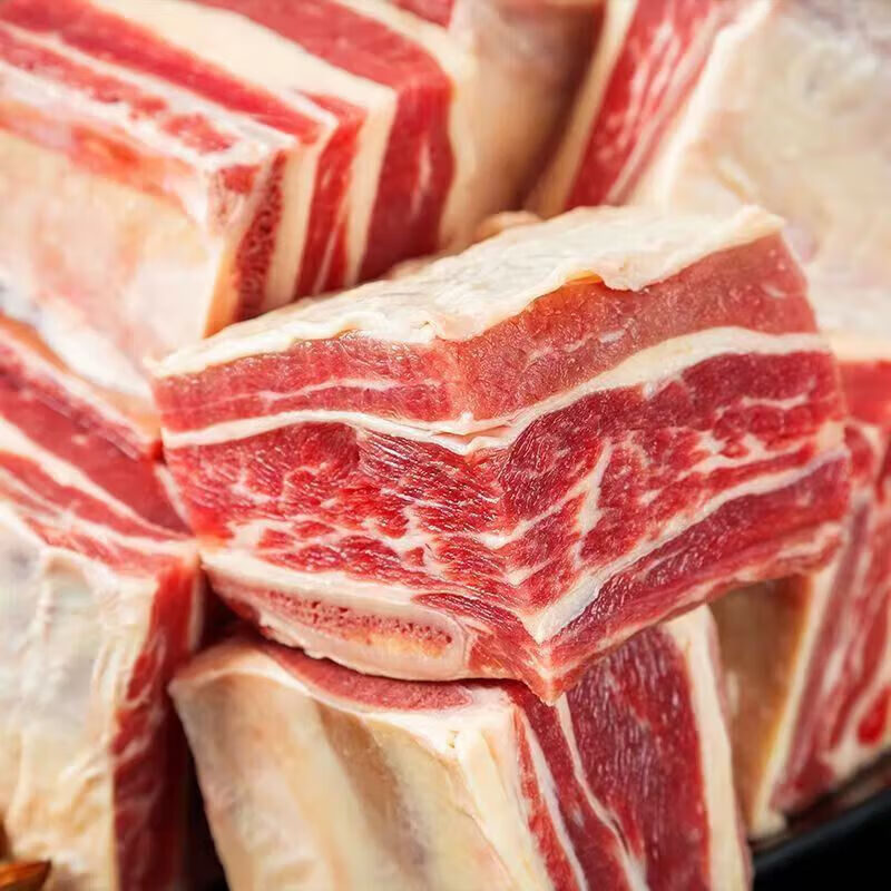 原切黄膘牛肋排牛排骨*4斤 27元