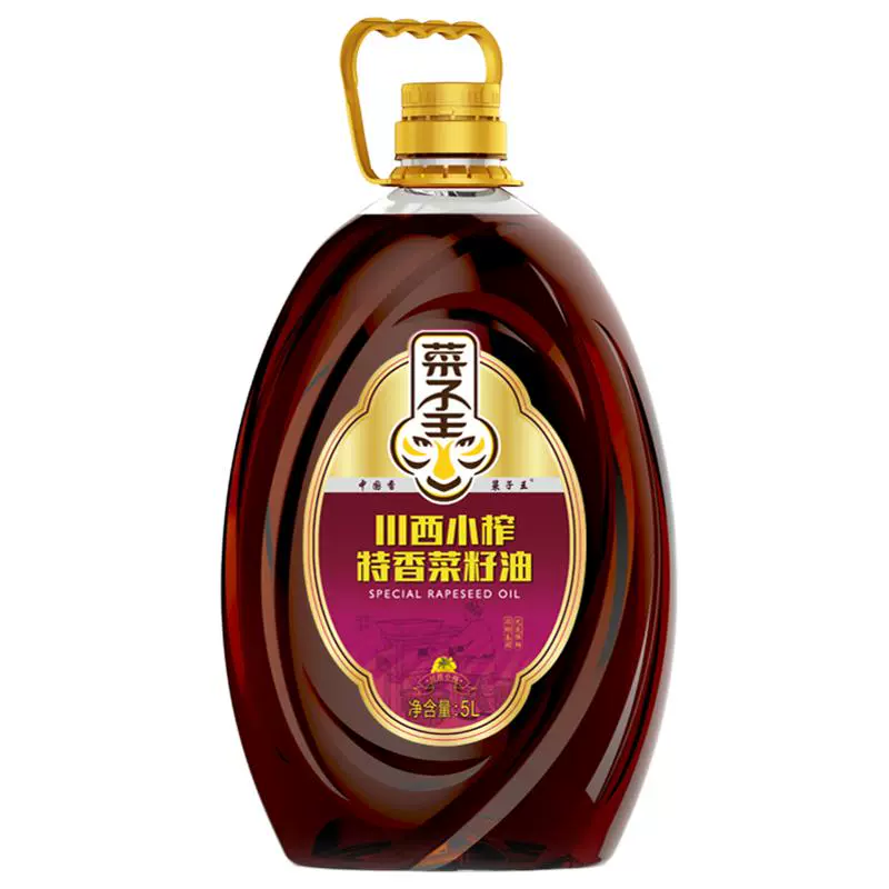 菜子王 川西小榨菜籽油5L ￥59.75