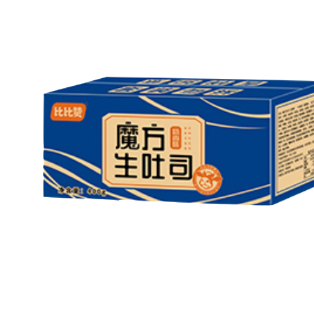 bi bi zan 比比赞 魔方生吐司 奶香味 400g 6.83元（需买2件，需用券）