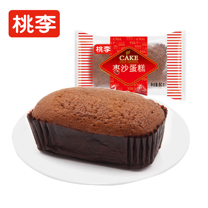 桃李 枣沙枣糕红枣味小面包 80g*7袋（共560g） 15.9元（需用券）