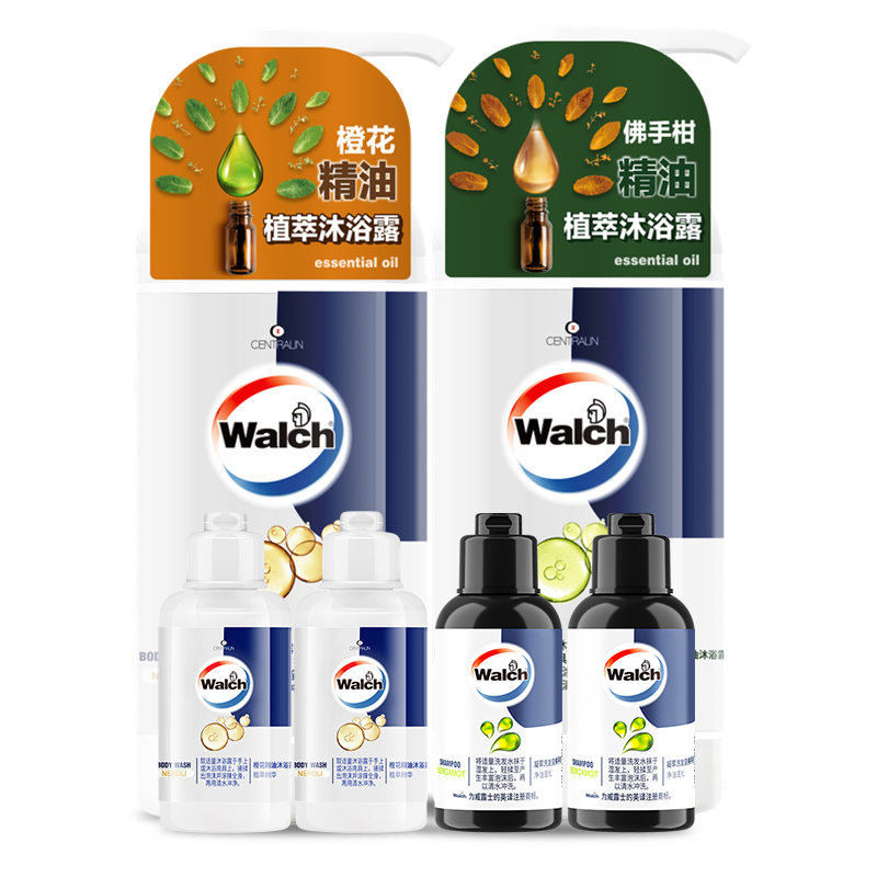 88VIP：Walch 威露士 精油滋养沐浴露300ml*2 橙花沐浴露300ml 37.9元