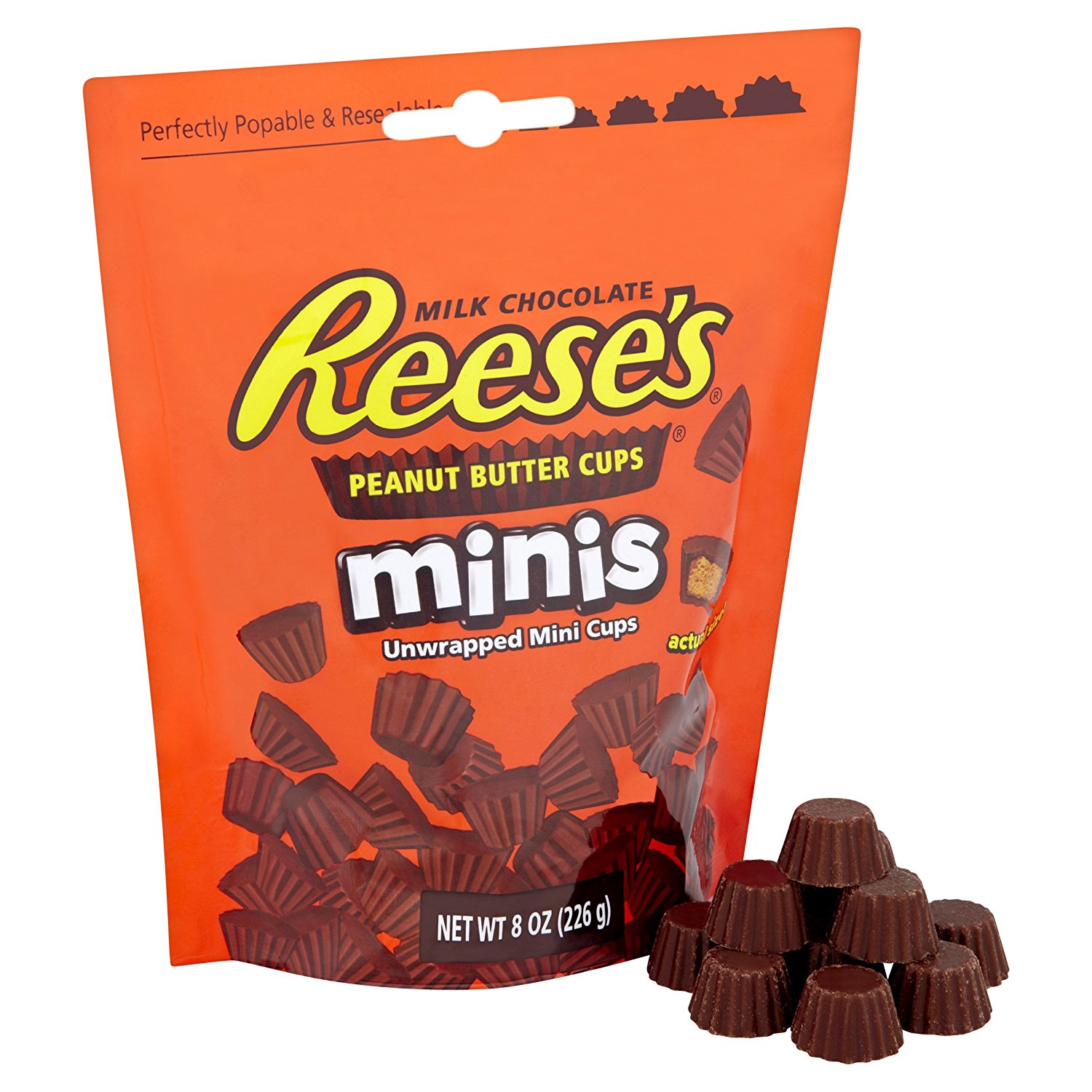 hershey"s 好时 reese"s锐滋 peanut butter 巧克力花生玲珑杯 226克