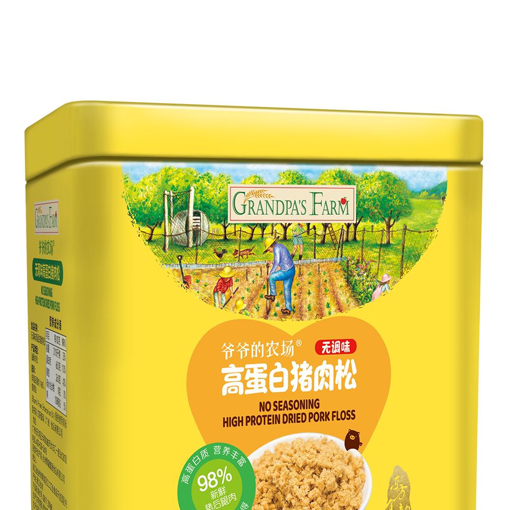 88VIP：Grandpa's Farm 爷爷的农场 高蛋白猪肉松 50g 33.88元（需买3件，需用券）