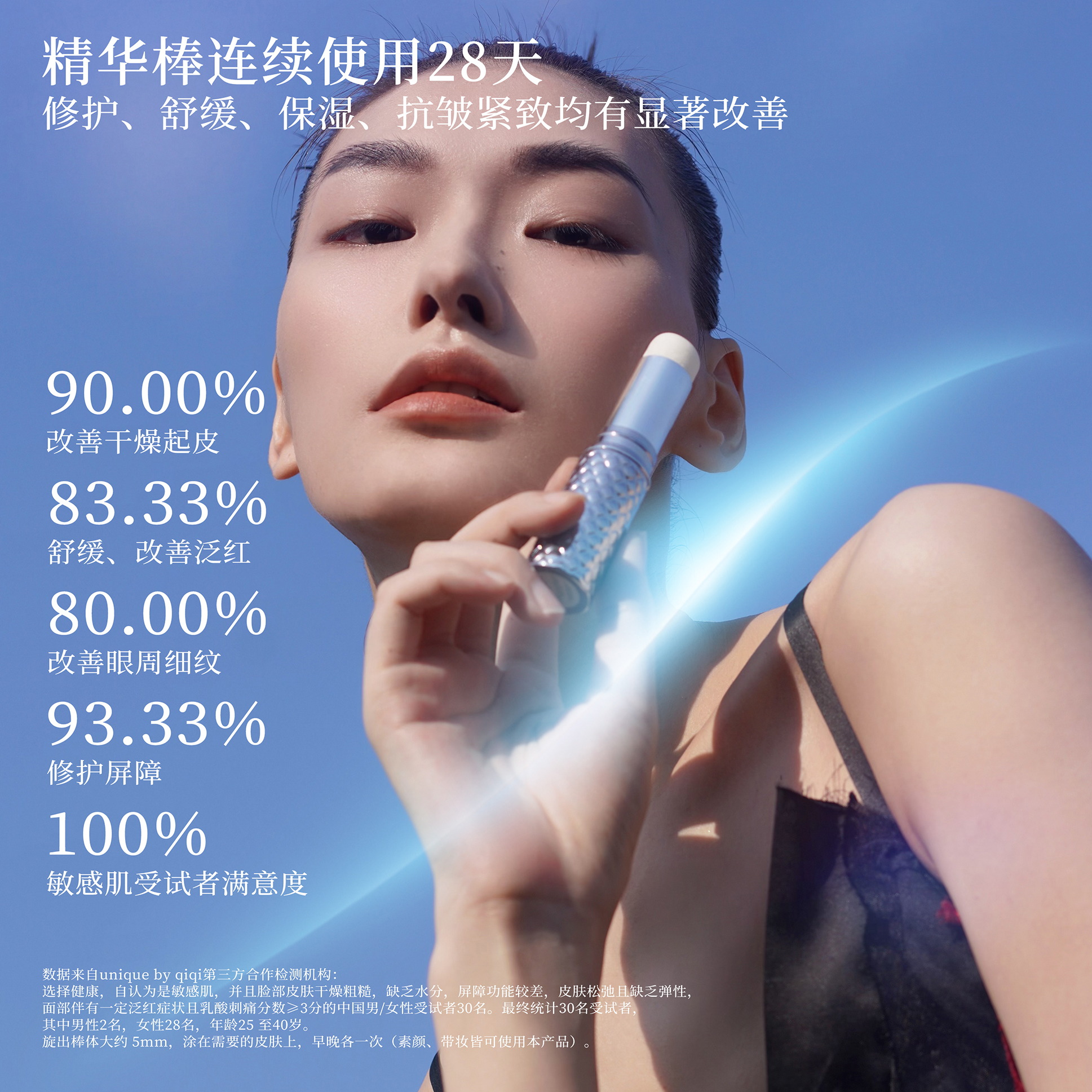 UNIQUEBYQIQI 其梦不凡 如意焕彩修护精华棒 9.5g 566元包邮