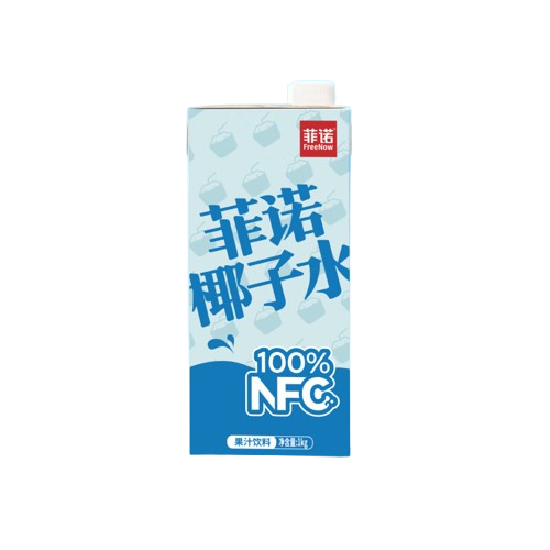 FreeNow 菲诺 椰子水 1kg 11.8元（需买5件，需用券）