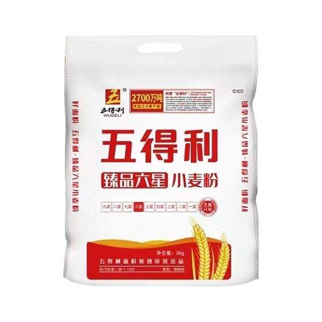 五得利 臻品六星小麦粉 5kg 11.35元