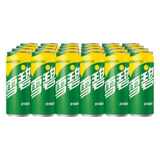 雪碧sprite柠檬味汽水饮料碳酸饮料330ml24摩登罐整箱装4件19484元合