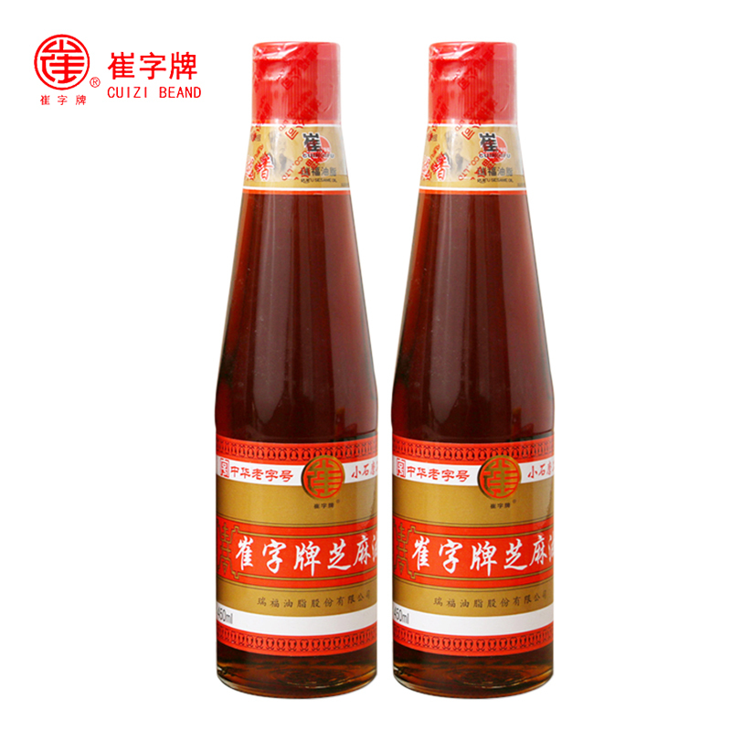 SUTIAN 酥田 崔字牌 小磨香油 纯芝麻油 450mL 26.9元