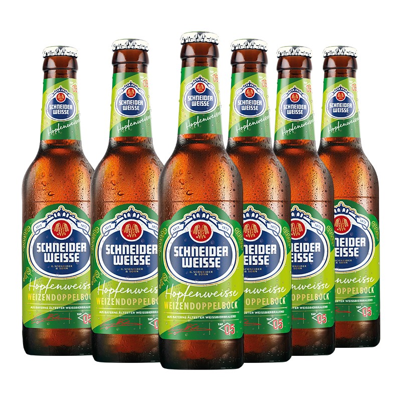 SCHENIDER WEISSE 施纳德 5号多花小麦啤酒 330ML*6瓶 58.5元包邮（需用券）