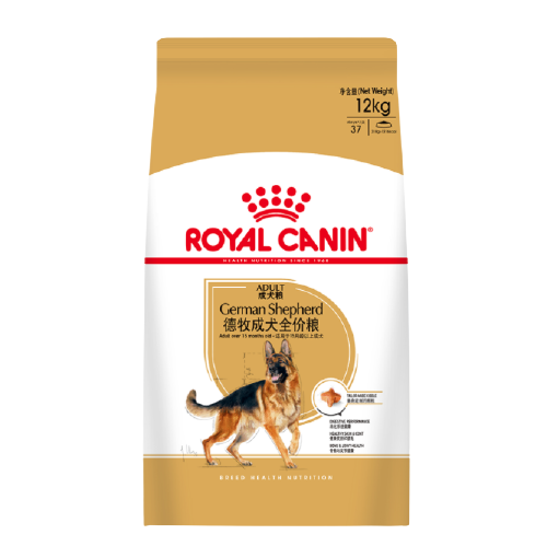 ROYAL CANIN 皇家 GS24德牧成犬狗粮 12kg 537.35元