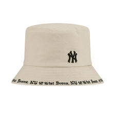 MLB 男女款纯棉纽约洋基队刺绣时尚情侣帽渔夫帽正品帽子 279.2元