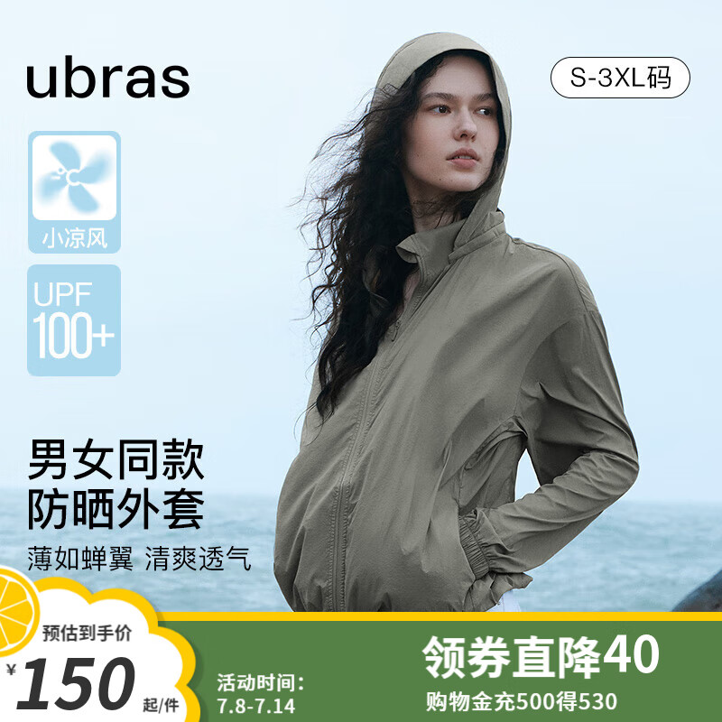 Ubras 女士防晒衣 USK331031 140元（需用券）