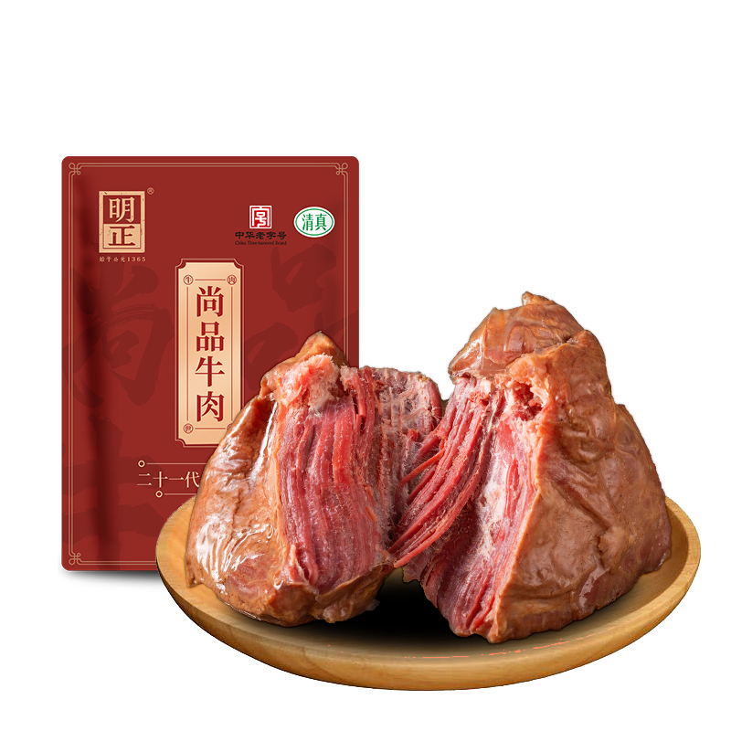 明正 五香卤牛肉 100g*1袋 12.9元包邮（需用券）