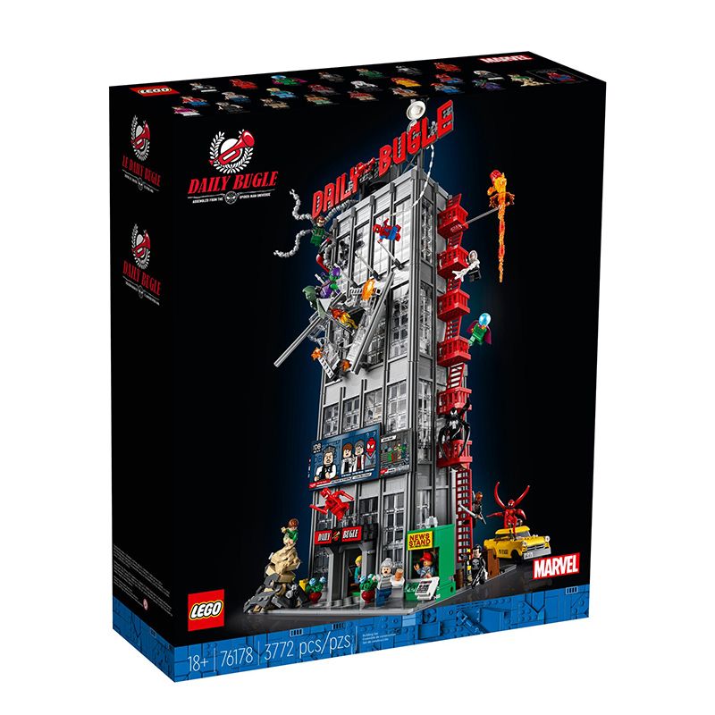 百亿补贴：LEGO 乐高 Marvel漫威超级英雄系列 76178 蜘蛛侠：号角日报大楼 1469