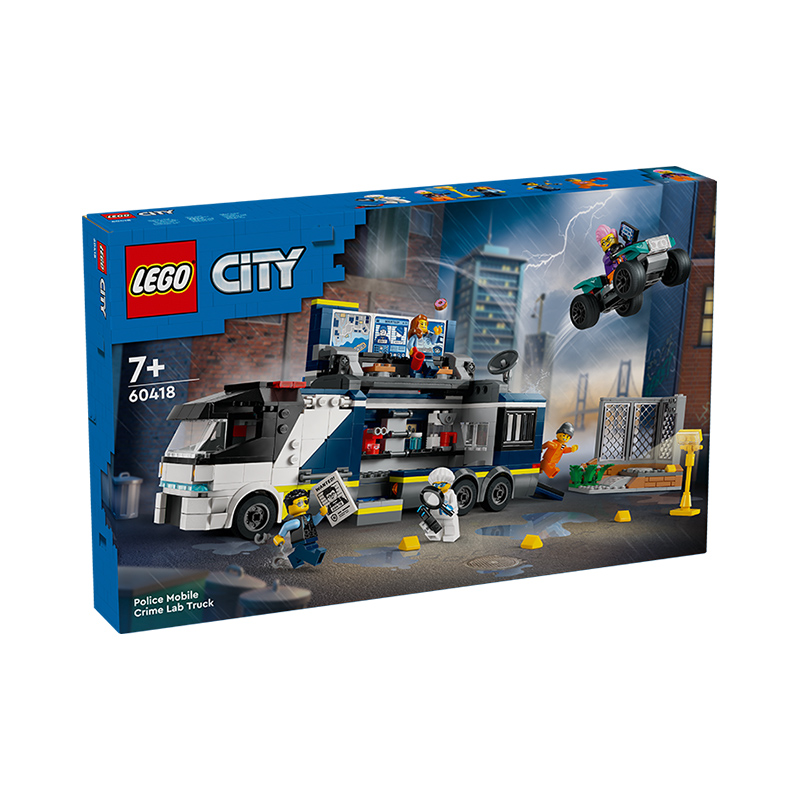 LEGO 乐高 城市系列60418警用指挥车男女孩积木玩具送礼 332.52元