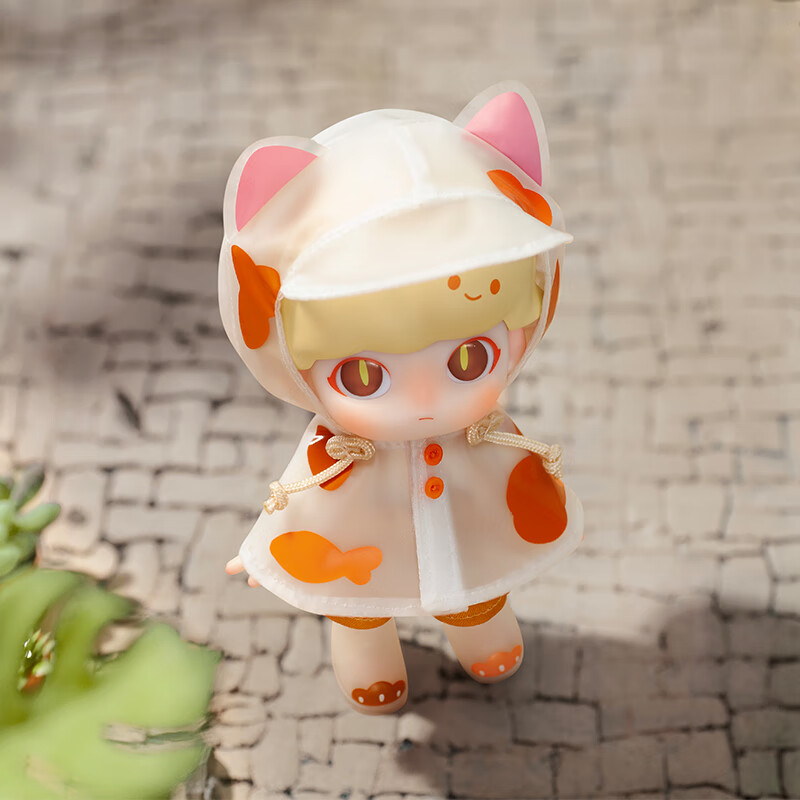 POP MART 泡泡玛特 DIMOO雨衣小猫可动人偶BJD 389元（需用券）