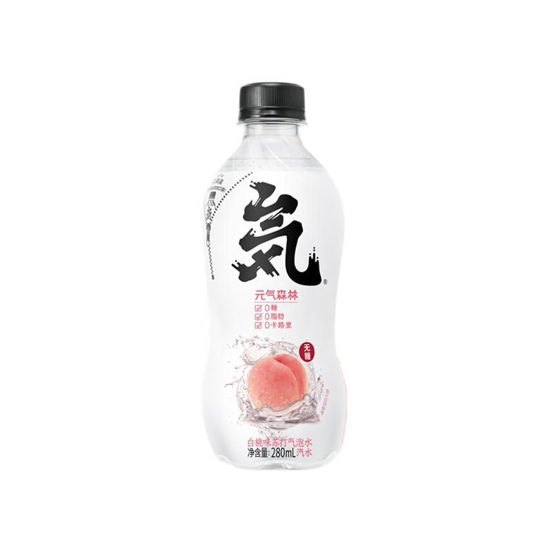 元气森林 苏打气泡水 白桃味 280mL*12瓶 12.71元（需买4件，需用券）