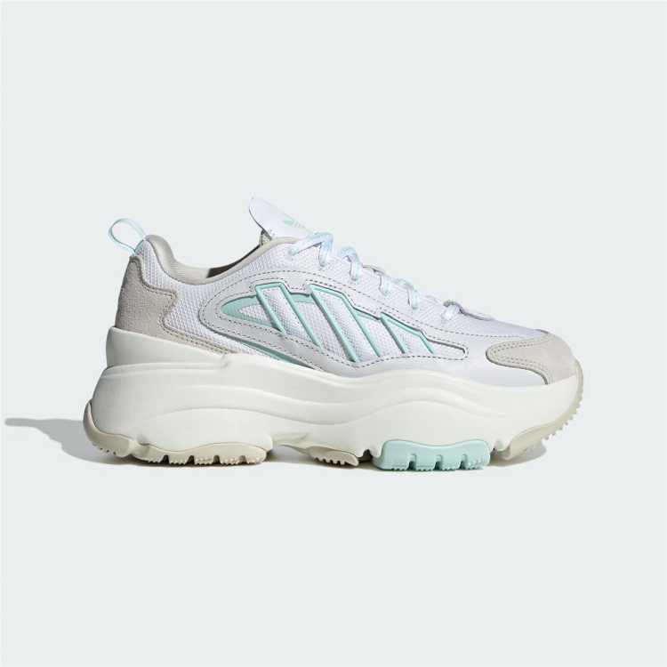 超级VIP：adidas三叶草 OZGAIA SHOES 经典厚底女子运动老爹鞋 317元